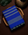 Blue Indian Handloom Saree